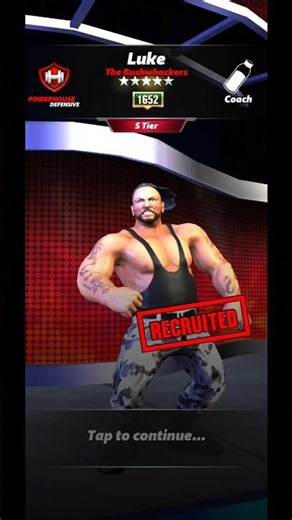 Luke 'The Bushwackers' | WWE Champions Game | Recruit