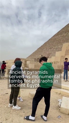 What was the purpose of the ancient pyramids?