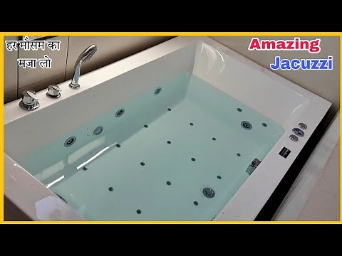 Jacuzzi bathtub install | automatic sensor jacuzzi bathtub | Wovengold jacuzzi bathtub 🛁