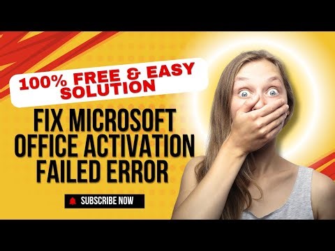 Solve Office Activation Error in MINUTES with This Simple Trick