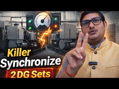 “DG Synchronization Step by Step 🔥 | 2 DG Sets Parallel कैसे करें (Full Practical)”