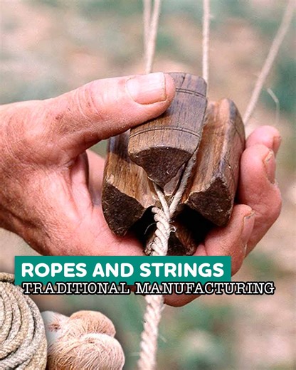 The rope maker ➡ Craft of spinning and braiding hemp fibers | Eugenio Monesma Documentaries