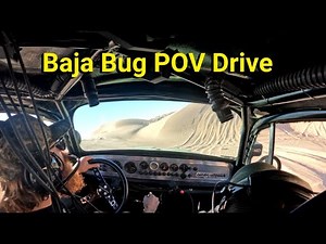Baja Bug POV Drive – Duning from Wash Road to Oldsmobile Hill | Glamis Halloween