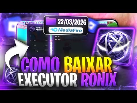 ✅LINK DIRETO! COMO BAIXAR Executor RONIX ATUALIZADO + SCRIPT no ROBLOX CELULAR/MOBILE MEDIAFIRE 2026
