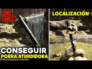 ✅ DONDE ENCONTRAR la PORRA ATURDIDORA en SONS OF THE FOREST Ubicación Guía Español PORRA ELÉCTRICA