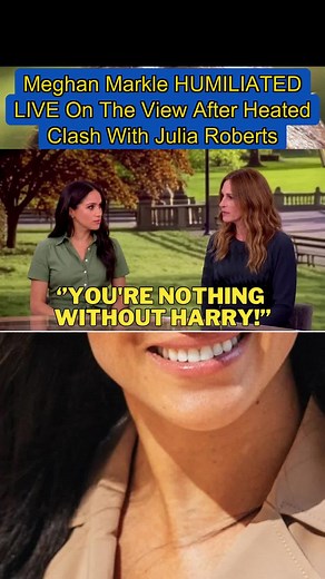 Meghan Markle HUMILIATED LIVE On The View After Heated Clash With Julia Roberts #drama #tv #meghanmarkle