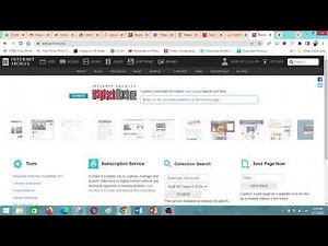 How to access old web pages with Internet Archive Wayback Machine