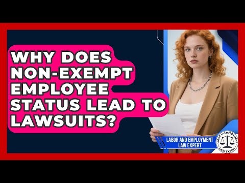 Why Does Non-exempt Employee Status Lead To Lawsuits? - Labor and Employment Law Expert