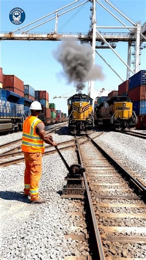 Freight Rail Routing via Hand-Thrown Switch