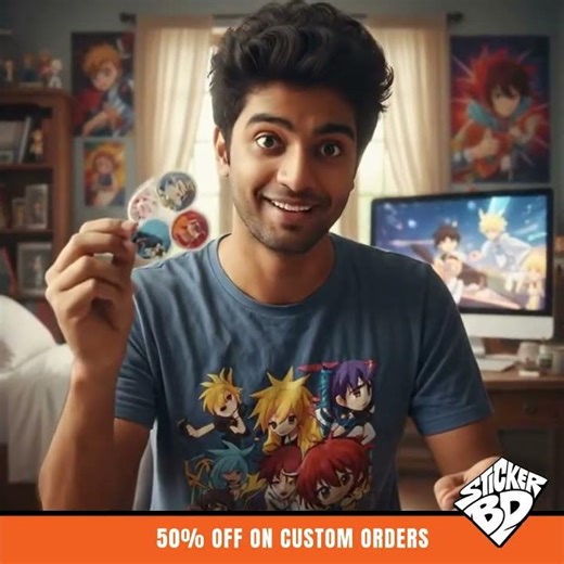 Bangladesh এর Best Anime & Aesthetic Stickers | Shop Now at StickerBD.com