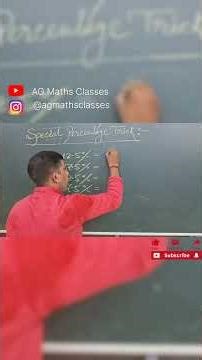 " Shocking Percentage Shortcut for All Students ⚡"