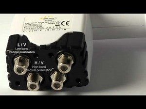 How to connect a Quatro LNB to Terra multiswitch?