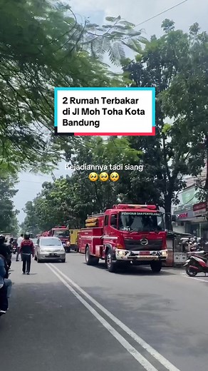 Kebakaran Rumah di Jl Moh Toha Kota Bandung