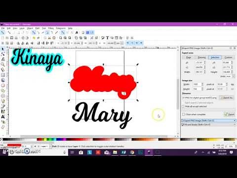 How to: Create shadow for your font in inkscape