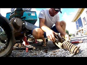 How to remove Mini Excavator idler & tracks for inspection