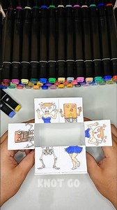 Cute Emoji Cube 🩵 DIY Paper Craft #shorts