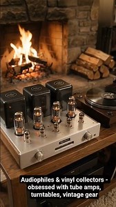 Audiophiles & vinyl collectors - obsessed with tube amps, turntables, #audiophile #hifi #sound