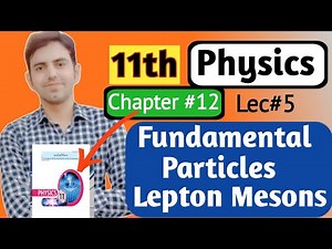Fundamental Particles | Lepton Bosons Mesons Hadrons complete | Class 11 Physics Unit 12 New Book
