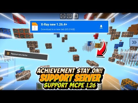 X-RAY SERBA BISA‼️TEXTURE PACK X-RAY MCPE 1.26+ || X-ray mcpe 1.26