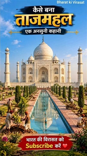 How was the Taj Mahal built? The full story from its foundation to the beautiful structure 😱 | Ta...