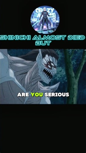 why shinichi did no die 💀? || #shorts #anime #fyp #parasite