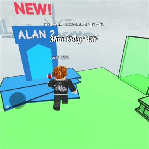 Sens time records mini obby wr #senstimerecords #speedrun #roblox #worldrecord #capcut #edit