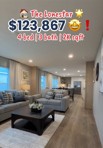 The Lonestar Home: 4 Bed, 3 Bath, 2000 Sqft Mobile Home in Liberty, TX