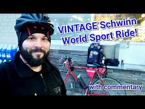 VINTAGE Schwinn World Sport Road Bike! Short Ride + Commentary