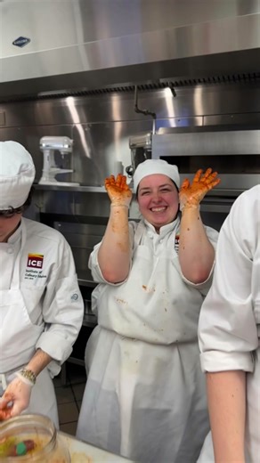 Culinary Arts students explore food fermentation for the first time by making kimchi 🔥 #ICEculinary .⁠ .⁠ .⁠ .⁠ .⁠ #culinaryvoice #pastryschool #reels #culinary #culinaryarts #culinaryschool #culinarystudent #culinaryexperience #chef #pastrychef #food #cook #cooking #learn #learntocook #beginner #basics #tutorial #lesson #teacher #student #skill #tips #kimchi #fermentation