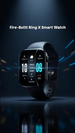 "🔥 Fire-Boltt Ring X Smartwatch 360° Ultra Realistic First Look!"