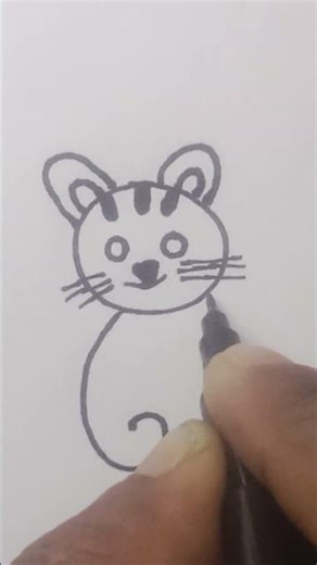 How to Draw Cat | Easy Drawing | Step By step | 😺| Drawing Ajay Tips | Pencil Drawing | Sketch | Art