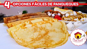 Como hacer panqueques ricos faciles y de varios sabores, receta familiar. #recetas #recetasfaciles #recetascaseras #panqueques #crepe #pankakes | Recetas fáciles con Miel House