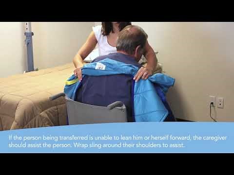 How to Position a Sling from a Chair or Wheelchair