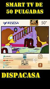 1.6M views · 81K reactions | Disfruta de tus programas favoritos en tu nueva SMART ANDROID TV 4K de 50 PULGADAS DE INNNOVA solo en DISPACASA tu proveedor de confianza #mitaddelmundoecuador #televisores4k #OfertasImperdibles #simpsonsclips #TuProveedorDeConfianza | Dispacasa | Facebook