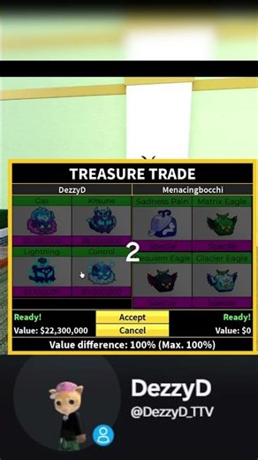 MOST EPIC TRADE ON BLOX FRUITS #bloxfruit