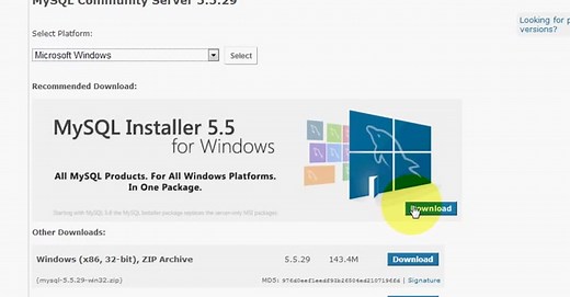 怎样在Windows系统上安装操作MySQL数据库 How to Install MySQL Database in Win XP, Win 7, Win 8