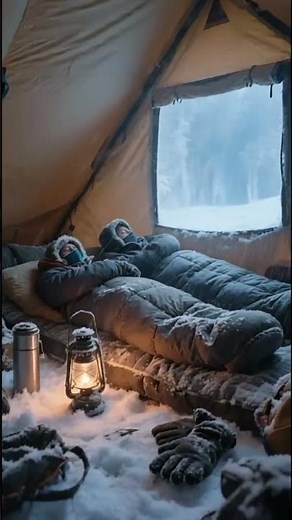 Tent VS Blizzard 🥶 Frozen Survival Tent During a snowstorm & Howling Wind 15 Extreme Weather