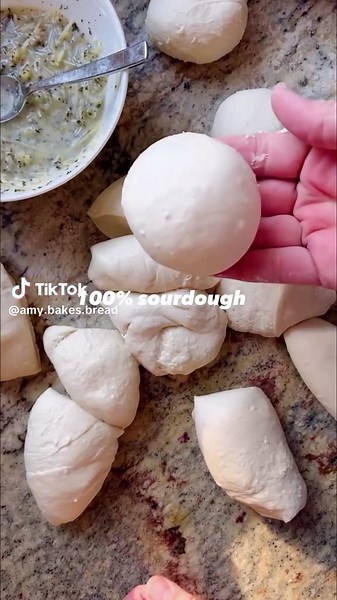 These might just steal the show at Thanksgiving dinner. Soft, fluffy, and so delicious! These 100% sourdough Parmesan Herb Rolls are one of my family’s favorites and a strong contender for the holiday table. Filled with herbs, Parmesan, and garlic, they bake up with a lightly crisp exterior and soft, pillowy center. And fair warning… I love this topping so much you just might see it make another appearance in a new recipe this fall. Get the recipe on my website: https://amybakesbread.com/parmesa