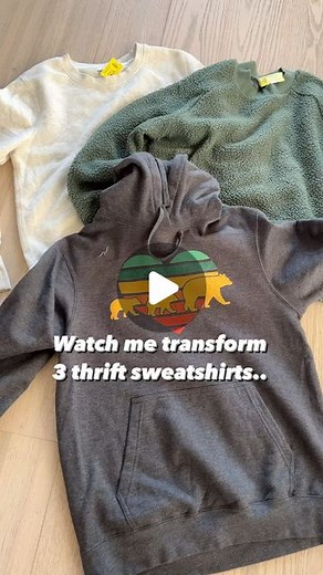 Van | Sewing & Upcycle Fashion on Instagram: "Part one of two. #upcycling thrift sweatshirts . . Materials: 3 $5-$8 sweatshirts 2” elastic for short waistband Stretch machine thread Drawstring from hoodie . . #upcycledclothes #upcycling #upcycle #upcycled #diyfashion #refashioned #refashion #refashionista #sustainablebrooklyn #sustainability #sustainablefashion #greenfashion #sewing #reworked #remadefashion #sewinlovewith_upcycling #sewingproject #thrifting #thriftstorefinds #reworkedfashion"