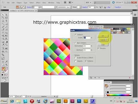 How To Rotate / Scale Pattern Tiles In Illustrator