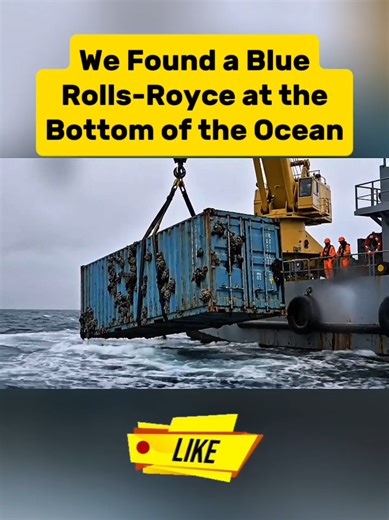 We Found a Blue Rolls-Royce at the Bottom of the Ocean 🌊 #satisfying #abandoned #found #rollsroyce #ocean