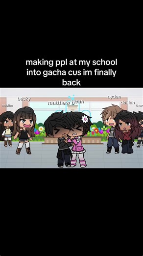 hi guys #fyp #gacha #gachalife #classfight #school | Gacha