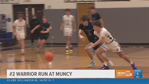 #2 Warrior Run Wins 64-25 Over Muncy