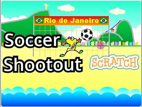Scratch Tutorial | Rio Soccer Shootout game | How to make a soccer shootout game in scratch