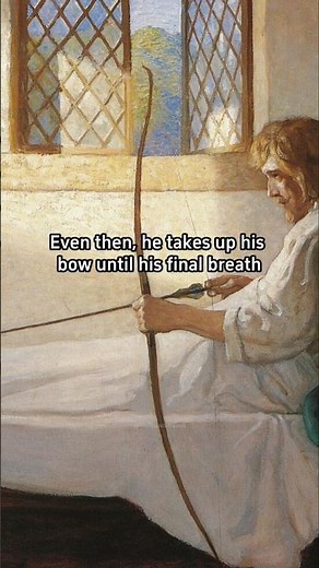 N. C. Wyeth's The Passing of Robin Hood #history #art #painting