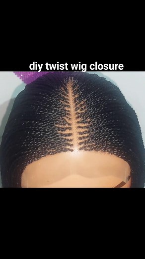 DIY Twist Wig Closure Tutorial