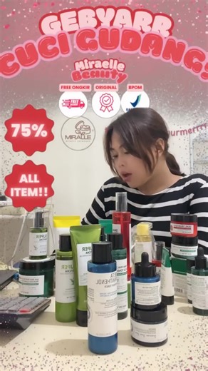 BUNDLING Some By Mi Miracle Acne Basic Serum 50ML Cream 60G 2 Step Set