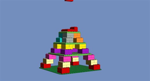 LDcad_乐高金字塔