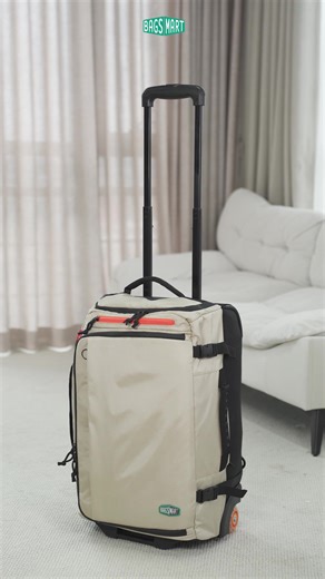 Meet the Blast 43L Roller Backpack! ☑️ Airline-approved ☑️ 3 carry modes: backpack, roller, or grab-and-go. ☑️ RFID pockets | Bagsmart | Facebook