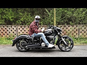 YAMAHA xvs 950 midnight star- video (Moniš Design)